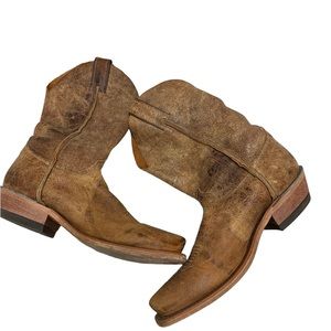 Justin’s cowboy boots square toe perfectly broken in size 8.5 men’s